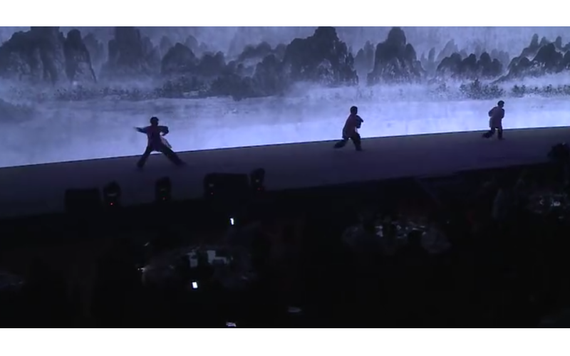 杏耀注册2016年代理商大会太极墨韵表演